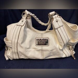 Relic Brand Collection Off-White Leather Hobo Large Bag/Purse, Pockets Galore EU